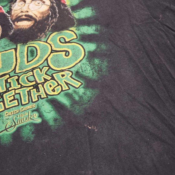 Cheech Chongs Up In Smoke Best Buds Stick Together T Shirt Mens 3XL Acid Washed - Picture 4 of 10